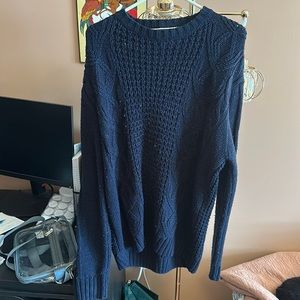 Weatherproof knit sweater